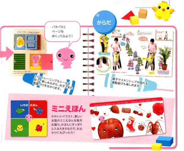 ももちゃん「からだ・ミニ絵本」