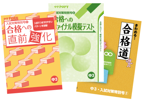 中3ポピー入試対策特別号2|ファーストエフ/ポピーふくい第一支部